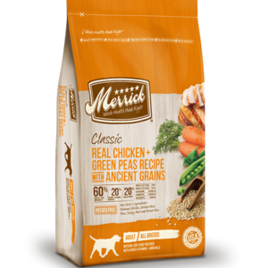 Merrick Classic Real Chicken, Green Peas & Ancient Grains Dry Food for Adult Dogs