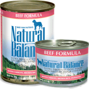 Natural Balance Ultra Premium Beef & Brown Rice Canned Food for Adult Dogs