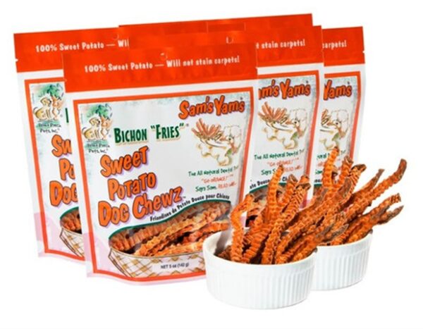 Sam's Yams Bichon Fries Sweet Potato Chews for Dogs