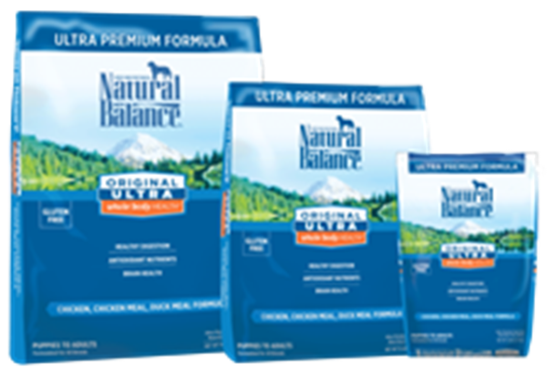 Natural Balance Original Ultra Whole Body Health Chicken & Duck Dry Food for Adult Dogs