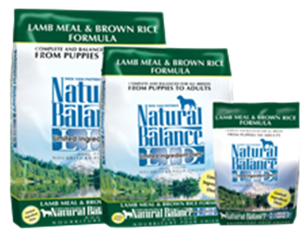 Natural Balance Limited Ingredient Diet Lamb & Brown Rice Dry Food for Adult Dogs