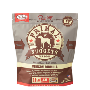 Primal Raw Frozen Venison Formula for Dogs