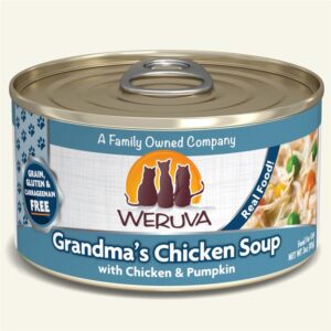 Weruva Classic Grain Free Grandma's Chicken Soup Canned Food for Adult Cats