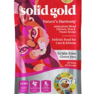 Solid Gold Grain Free Nature's Harmony Chicken Dry Food for Adult Cats