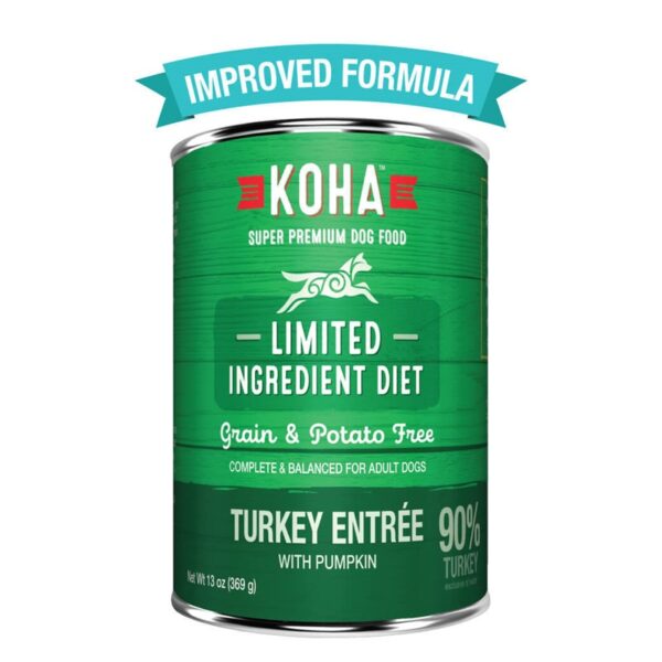 Koha Limited Ingredient Diet Turkey Entree Canned Food for Adult Dogs