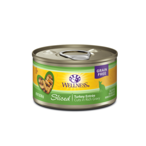 Wellness Turkey Sliced Canned Food for Adult Cats