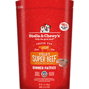 Stella & Chewys Raw Frozen Beef Patties for Adult Dogs