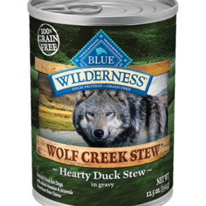 Blue Wilderness Wolf Creek Grain Free Hearty Duck Stew Recipe for Adult Dogs - 12.5oz