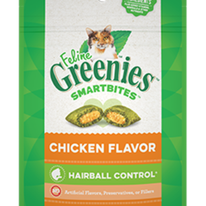 Feline Hairball Control Greenies Smartbites - Chicken
