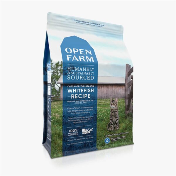 Open Farm Catch-of-the-Season Whitefish Dry Food for Adult Cats - 4lbs