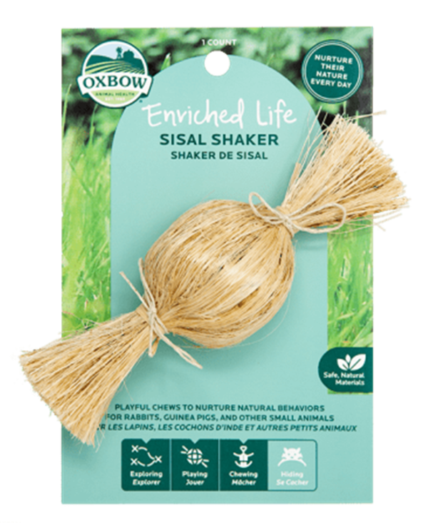 Oxbow Enriched Life Sisal Shaker Toy for Small Animals