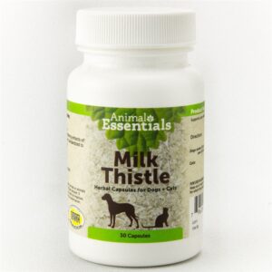 Animal Essentials Milk Thistle Capsules for Pets - 30 Caps