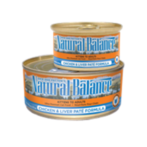 Natural Balance Ultra Premium Chicken & Chicken Liver Pate Canned Food for Adult Cats