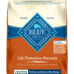 Blue Buffalo Life Protection Chicken & Brown Rice Dry Food for Large Breed Senior Dogs