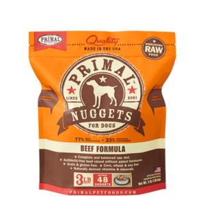 Primal Raw Frozen Beef Formula for Dogs