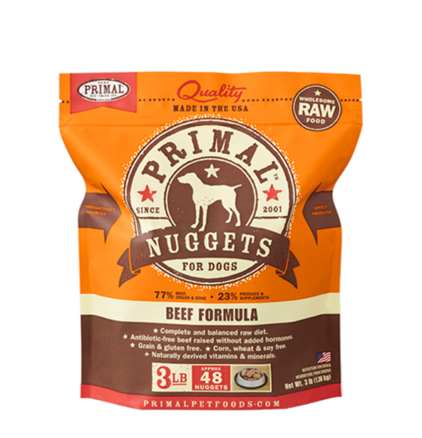 Primal Raw Frozen Beef Formula for Dogs