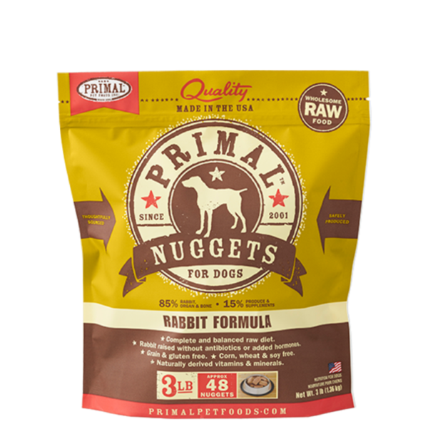 Primal Raw Frozen Rabbit Formula for Dogs