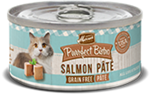 Merrick Purrfect Bistro Grain Free Salmon Pate Canned Food for Adult Cats