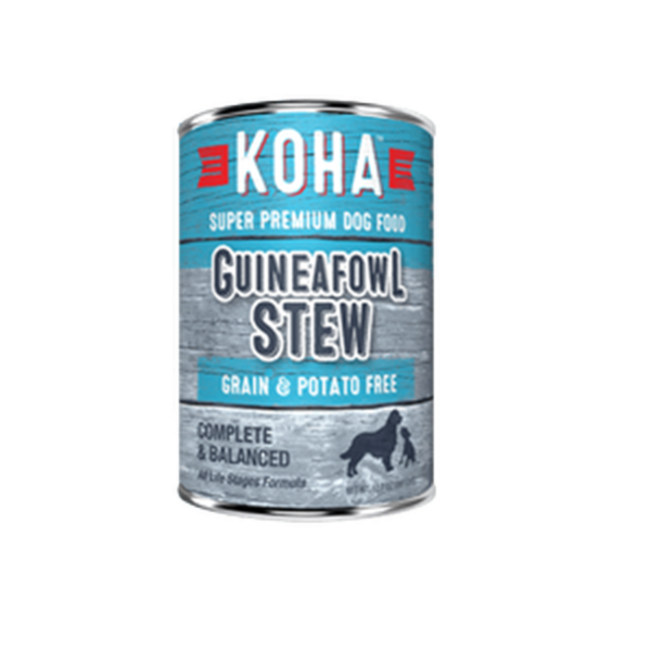 Koha Guineafowl Stew Canned Food for Adult Dogs