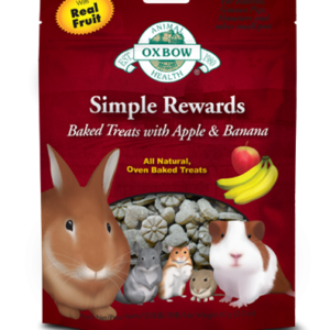 Oxbow Simple Rewards Baked Treats with Apple & Banana
