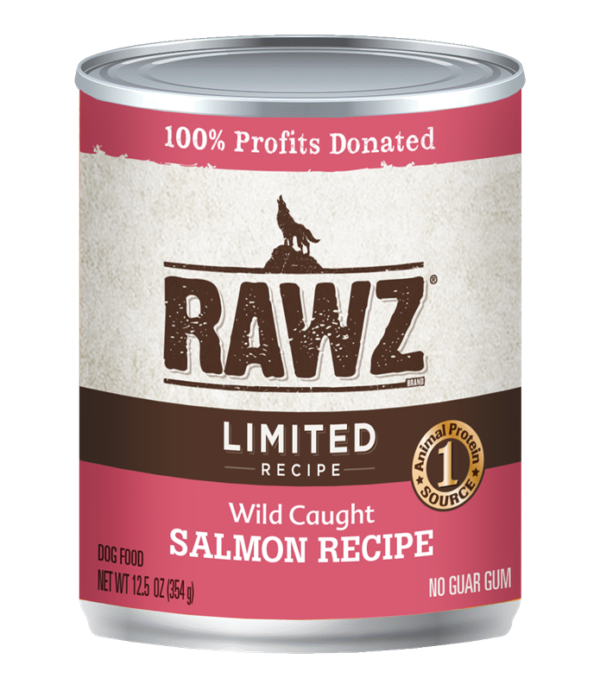 RAWZ Limited Ingredient Wild Caught Salmon Canned Food for Dogs