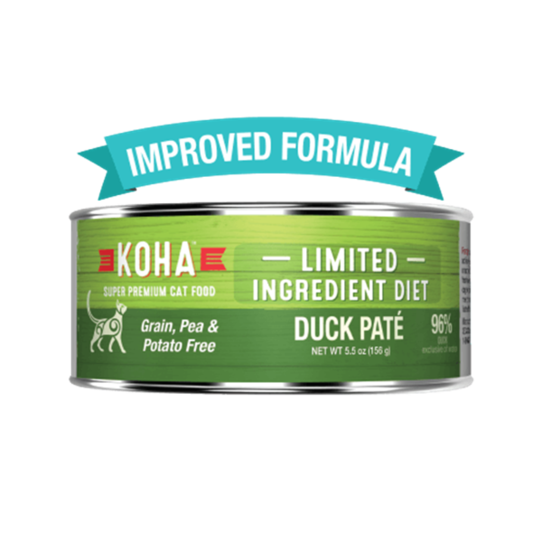 Koha Limited Ingredient Diet Duck Pate Canned Food for Adult Cats