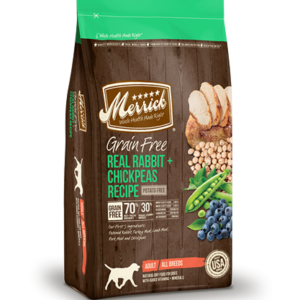 Merrick Grain Free Real Rabbit & Chickpeas Dry Food for Adult Dogs