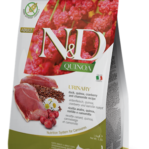 Farmina Quinoa Functional Line Urinary Duck Dry Food for Adult Cats - 3.3lbs