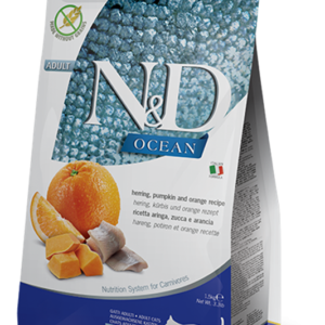 Farmina Ocean Line Herring, Pumpkin & Orange Dry Food for Adult Cats