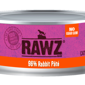 RAWZ 96% Rabbit Pate Canned Food for Cats