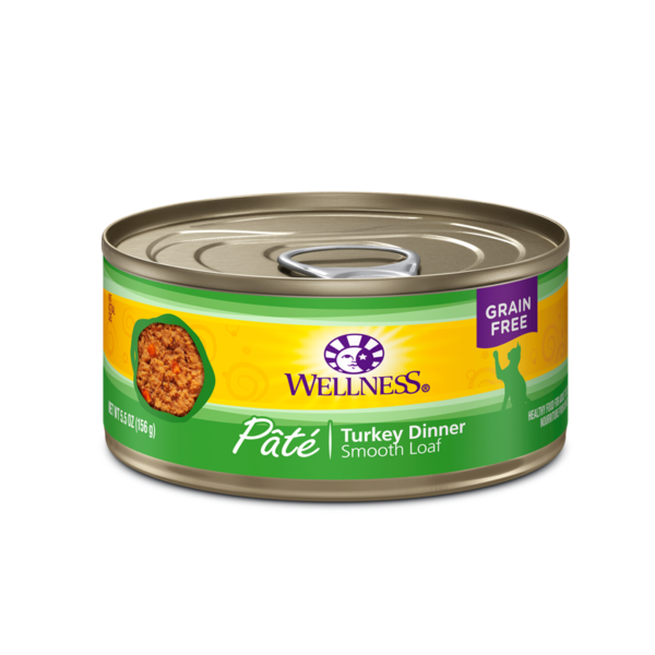 Wellness Complete Health Turkey Pate Canned Food for Adult Cats