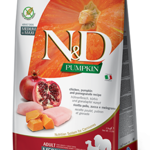 Farmina N&D Pumpkin Line Chicken & Pomegranate Dry Food for Medium/Maxi Adult Dogs