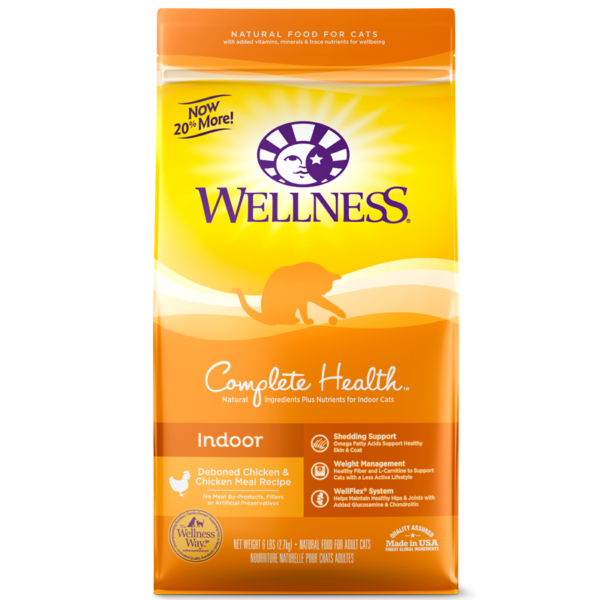 Wellness Complete Health Indoor Chicken Dry Food for Adult Cats