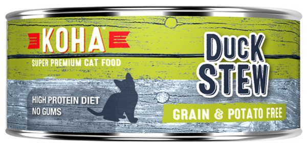 Koha Duck Stew Canned Food for Adult Cats