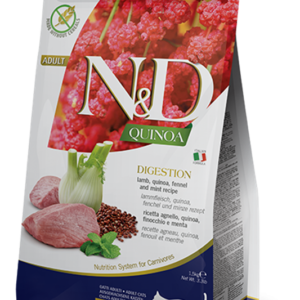 Farmina Quinoa Functional Line Digestion Lamb Dry Food for Adult Cats - 3.3lbs