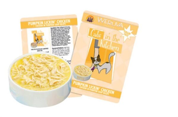 Weruva Cats In the Kitchen Grain Free Pumpkin Lickin' Chicken Pouch for Adult Cats