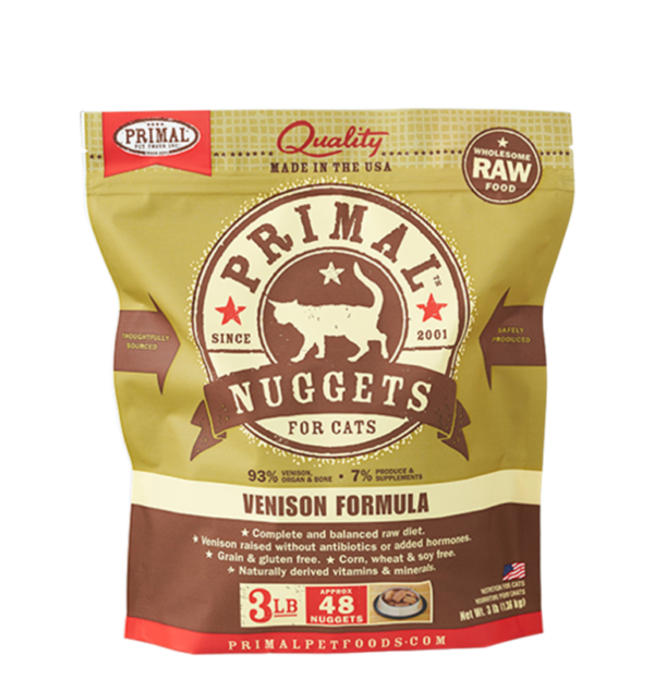 Primal Raw Frozen Venison Formula for Cats