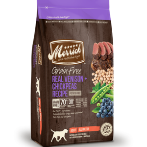 Merrick Grain Free Real Venison & Chickpea Dry Food for Adult Dogs