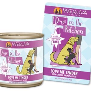 Weruva Dogs in the Kitchen Love Me Tender Cans and Pouches for Adult Dogs