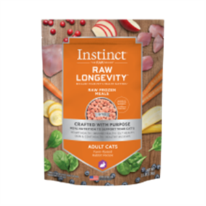 Instinct Raw Longevity Frozen Rabbit Bites for Adult Cats