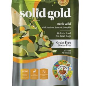 Solid Gold Grain Free Buck Wild Venison & Potato Dry Food for Adult Dogs