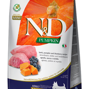 Farmina N&D Pumpkin Line Lamb & Blueberry Dry Food for Mini Adult Dogs