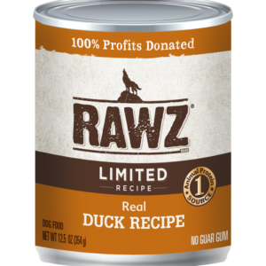 RAWZ Limited Ingredient Real Duck Canned Food for Dogs