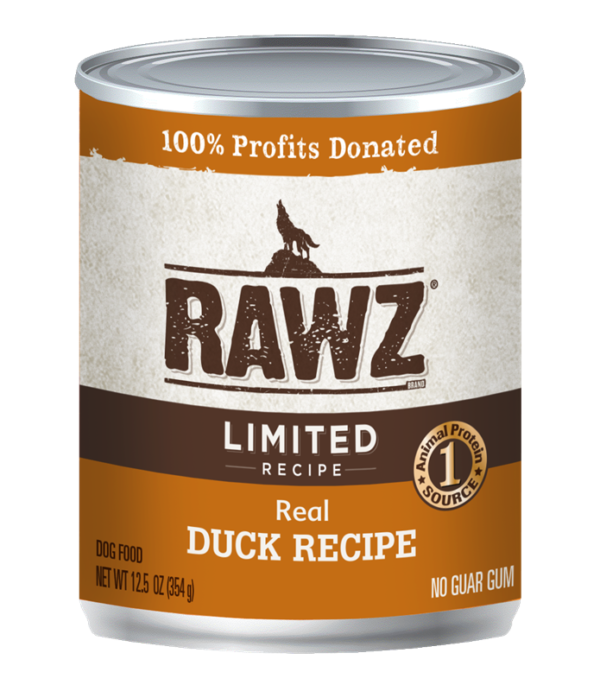 RAWZ Limited Ingredient Real Duck Canned Food for Dogs