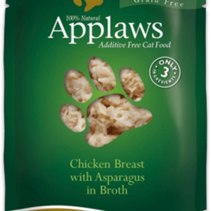 Applaws Chicken with Asparagus Pouches for Adult Cats - 2.47oz