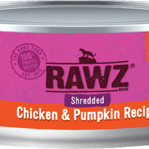 RAWZ Shredded Chicken & Pumpkin Canned Food for Cats