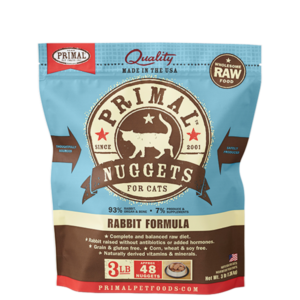 Primal Raw Frozen Rabbit Formula for Cats