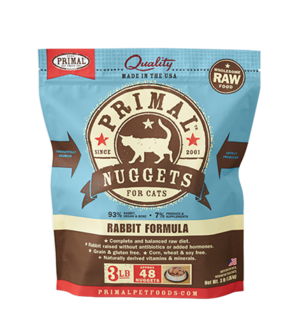 Primal Raw Frozen Rabbit Formula for Cats