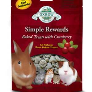 Oxbow Simple Rewards Baked Treats with Cranberry