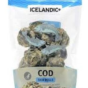 Icelandic Cod Skin Rolls Dog Treat